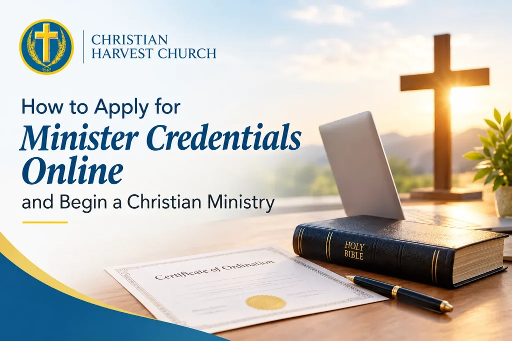 Apply Minister Credential Online